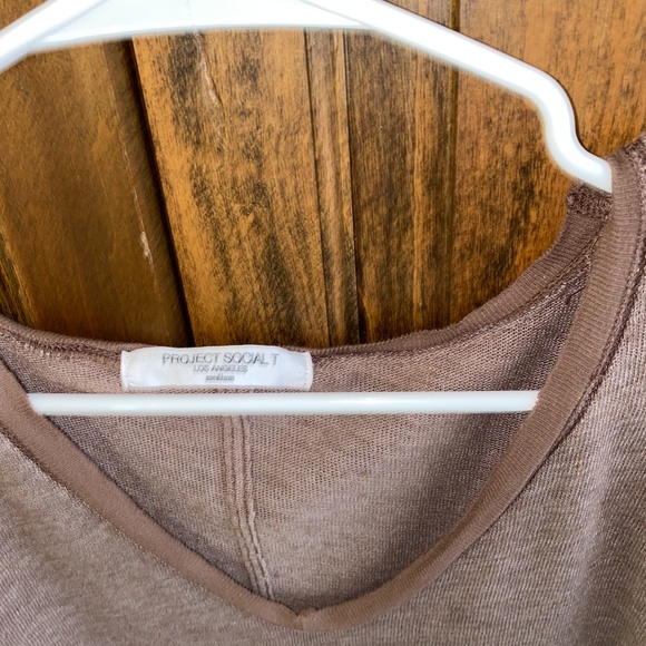 Project Social T LS Brown Tee - Picture 3 of 4